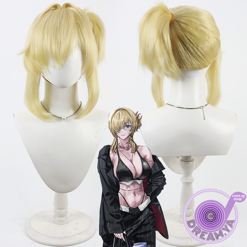 Grave Cosplay Wig Nikke Goddes - Anime Cosplay Wig Heat Resistant ulasan dan harga