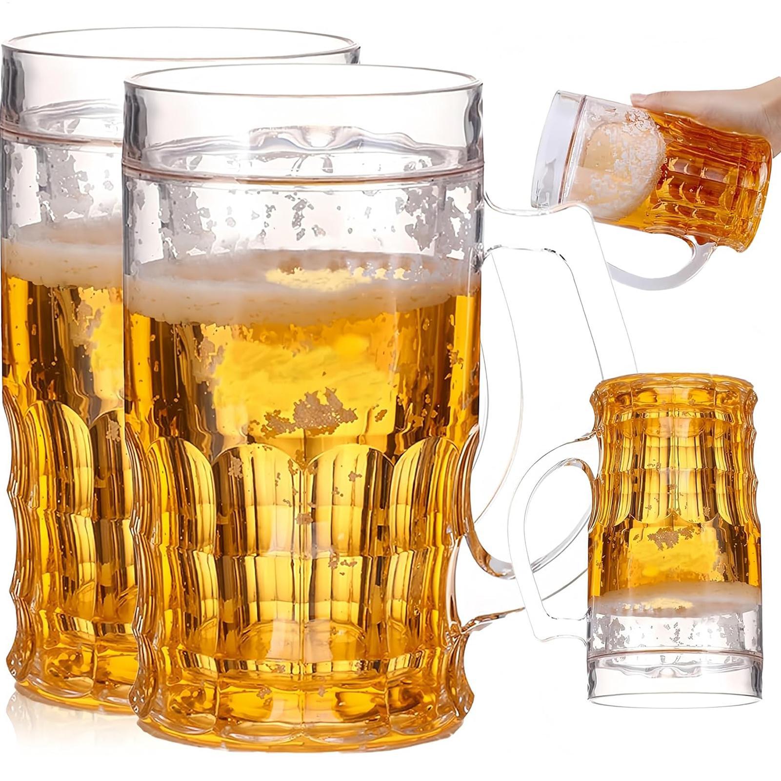 450ml Funny Fake Beer Mug Real - Prank Toys ulasan dan harga