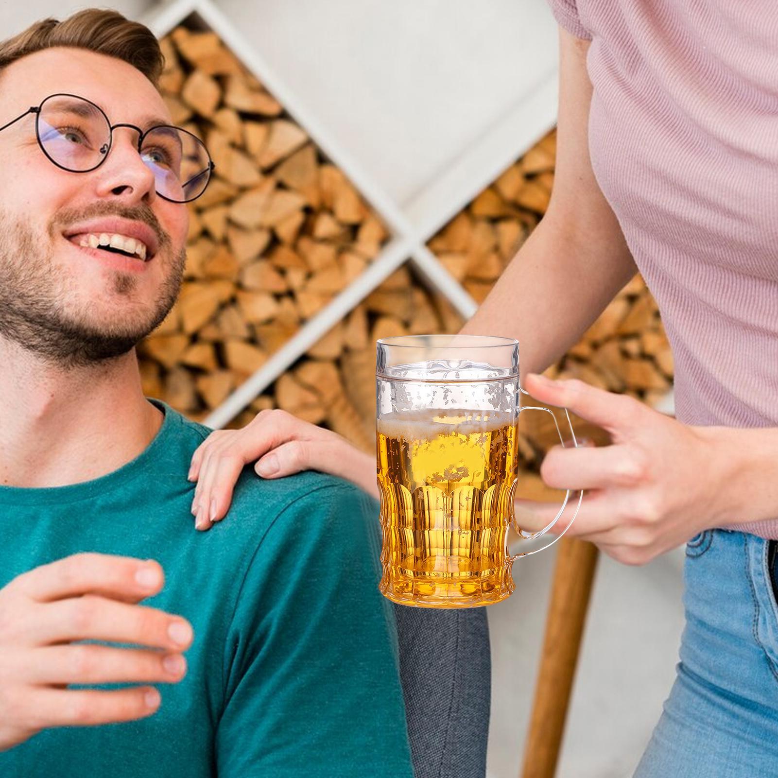 450ml Funny Fake Beer Mug Real - Prank Toys ulasan dan harga
