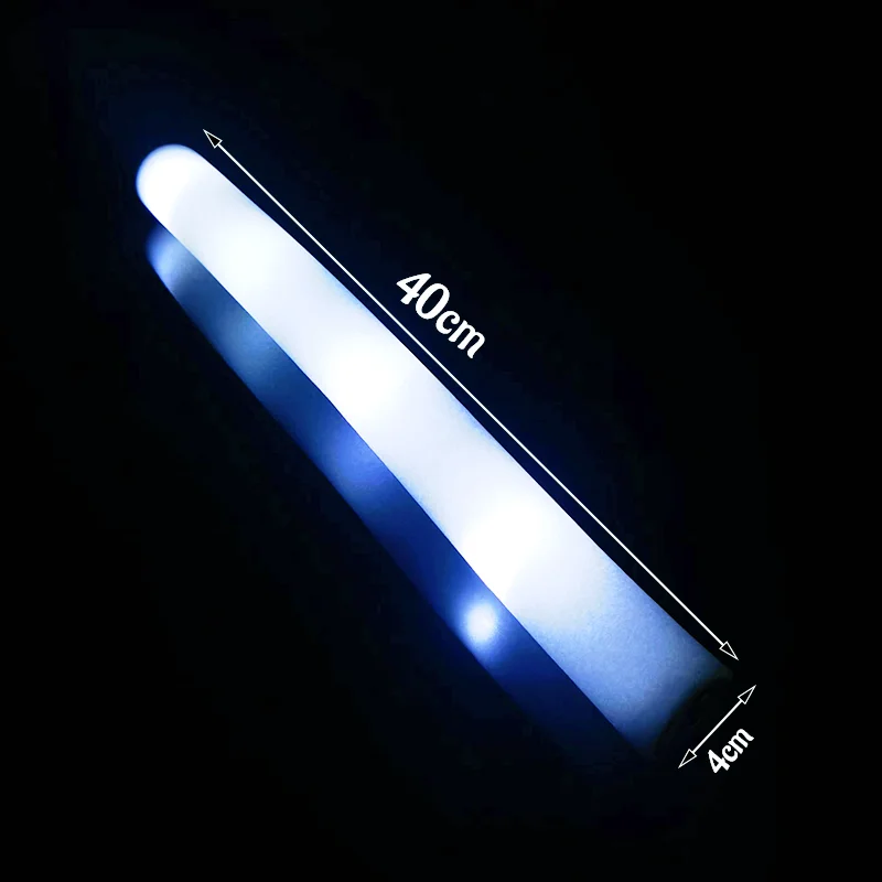 20/30pcs LED White Foam Glow S - Flashing Led Foam Sticks Party ulasan dan harga