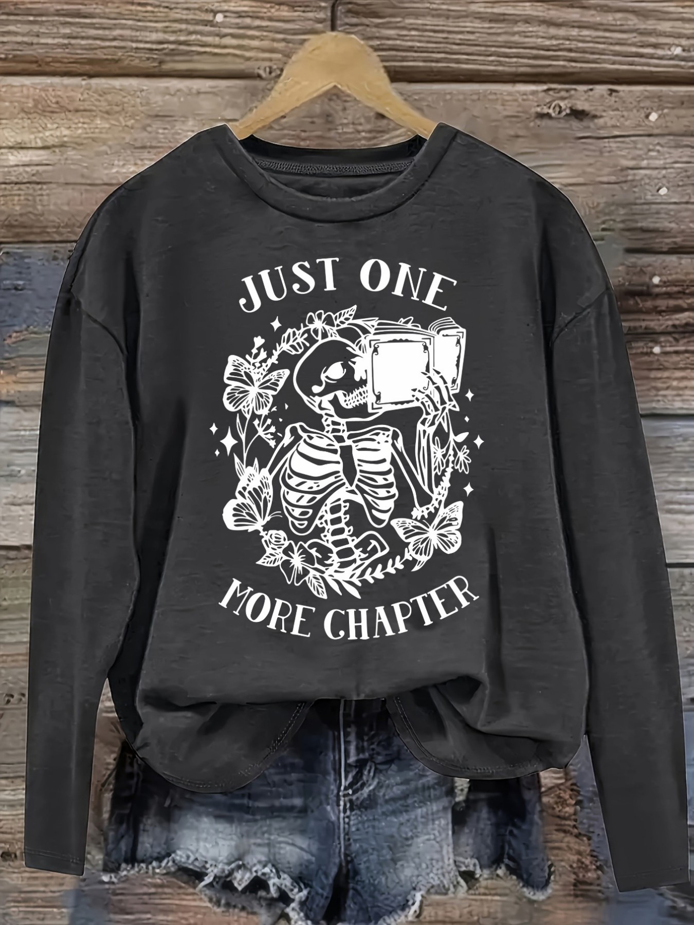 Women's Casual Long Sleeve Cre - Costumes ulasan dan harga