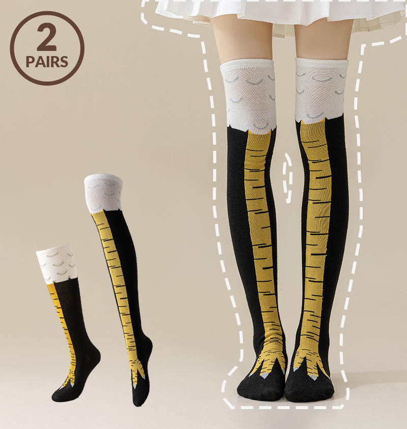 1/2paris Men Funny 3D Chicken  - Funny Chicken Leg Socks ulasan dan harga