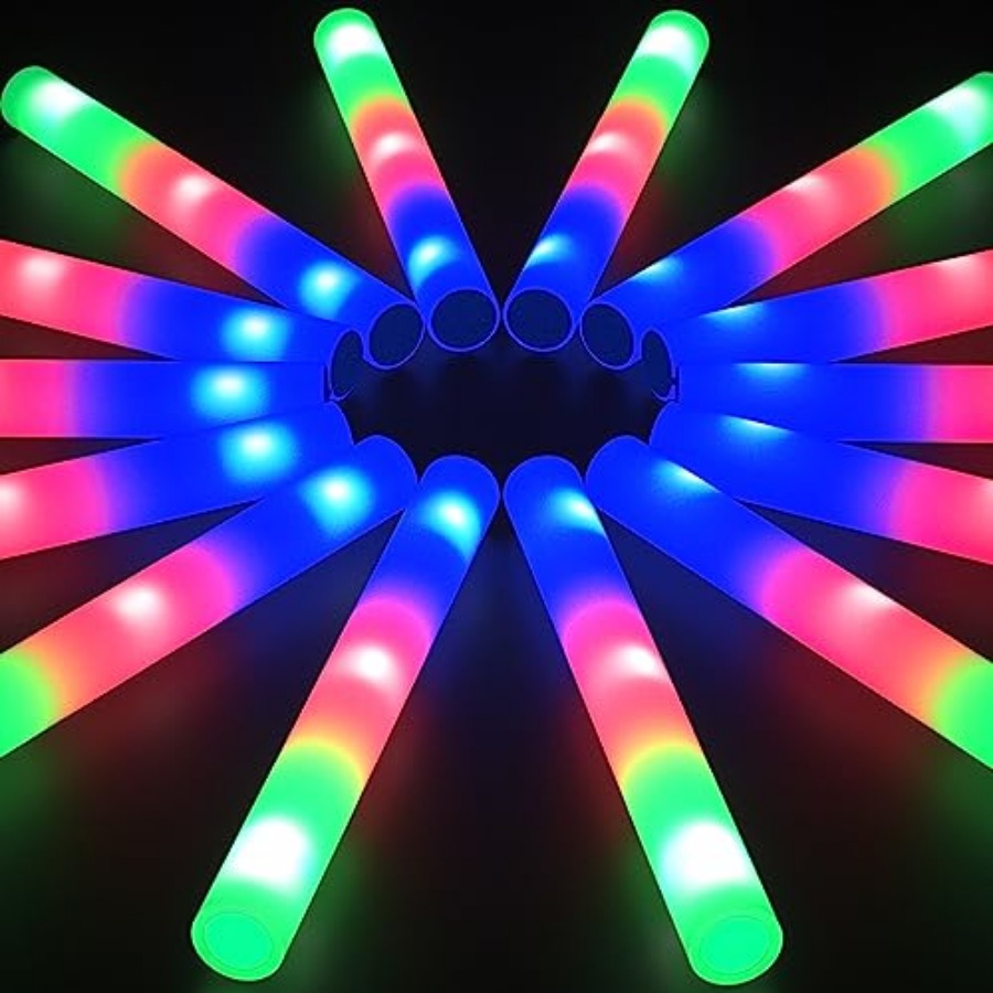 Pcs Foam Glow Sticks Bulk Part - Flashing Led Foam Sticks Party ulasan dan harga