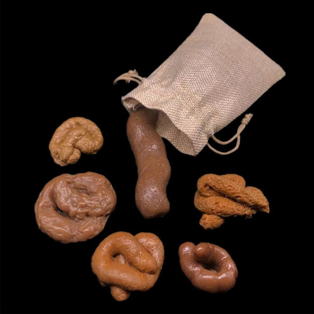 6Pcs/Set Poop Prank Toy Differ - Fake Poop Gag Gift ulasan dan harga