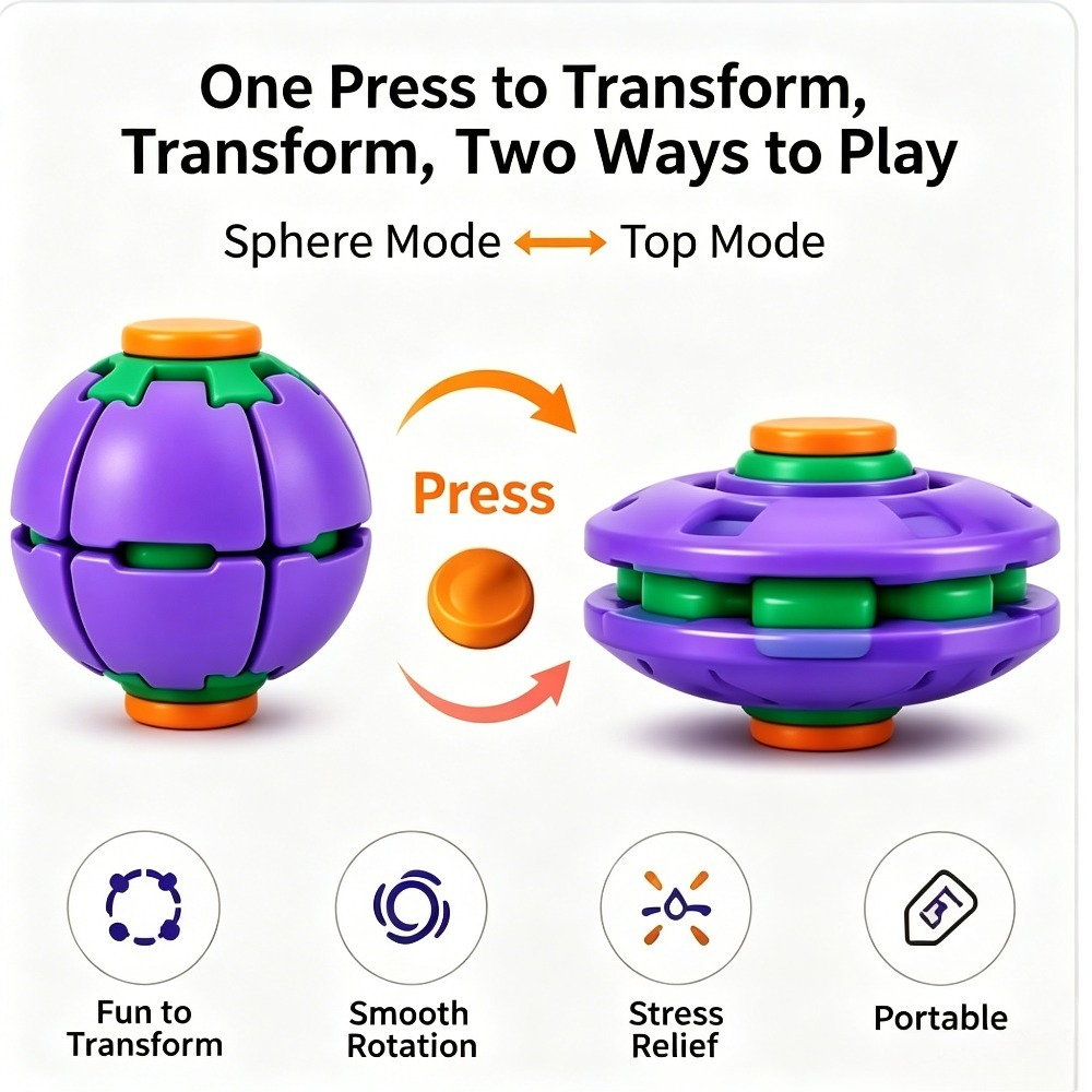 Transforming Fidget Spinner Ba - Novelty Gifts ulasan dan harga