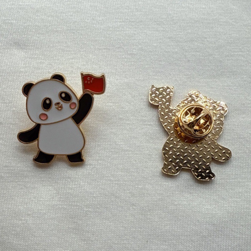 6pcs Cartoon China Panda Badge - Party Supplies ulasan dan harga