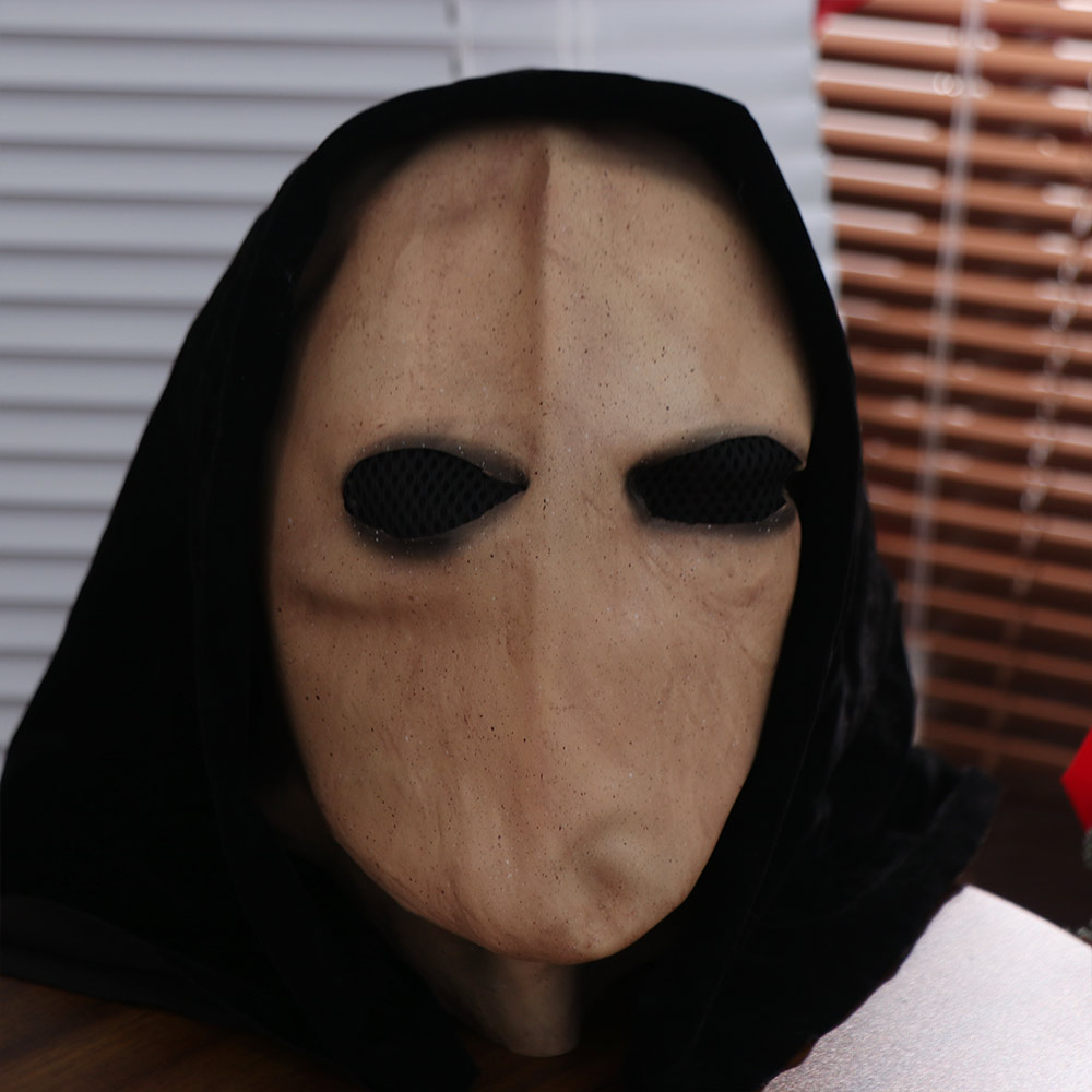 Faceless Man Halloween Slender - Latex Alien Mask Realistic ulasan dan harga