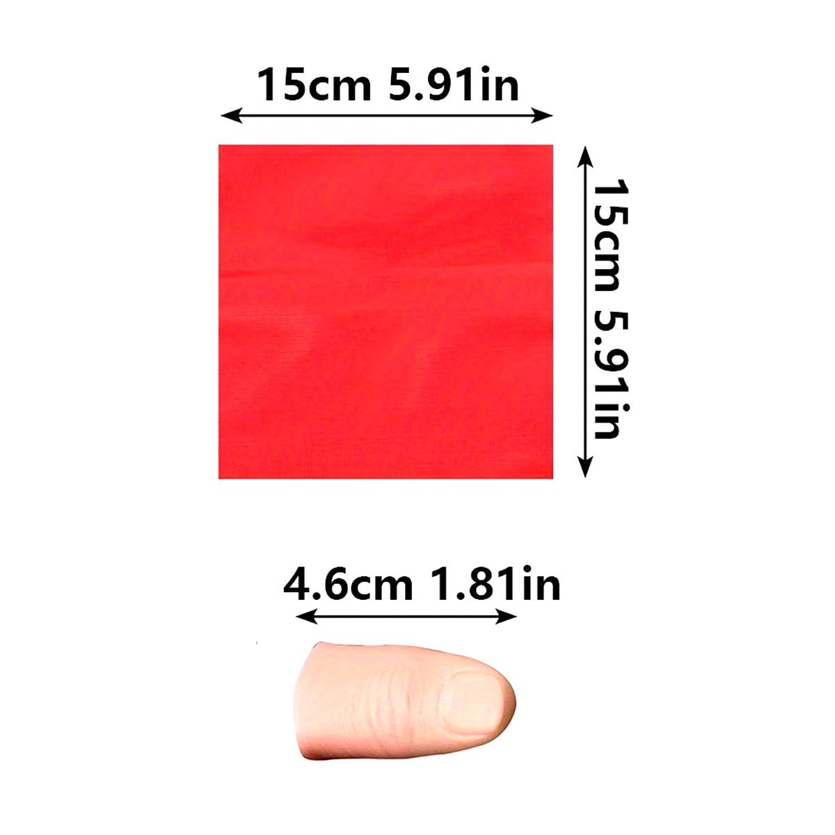 3set Scarf-Vanish Magic Thumb  - Thumb Tip Magic Trick Set ulasan dan harga