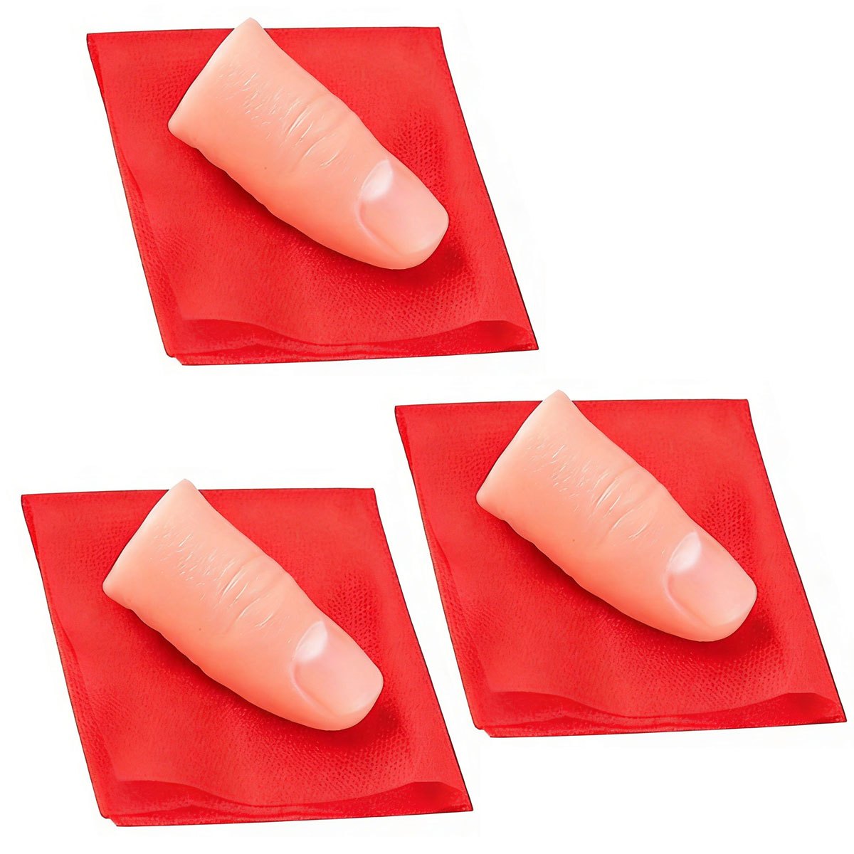 3set Scarf-Vanish Magic Thumb  - Thumb Tip Magic Trick Set ulasan dan harga