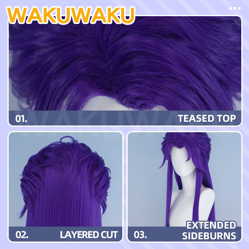 IN STOCK Jester Cosplay Wig Ga - Anime Cosplay Wig Heat Resistant ulasan dan harga