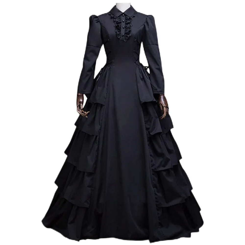 Medieval Victorian Retro Princ - Medieval Renaissance Dress Women ulasan dan harga