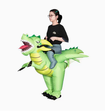 1 pcs Halloween Inflatable Dra - Inflatable Dinosaur Costume Adult ulasan dan harga