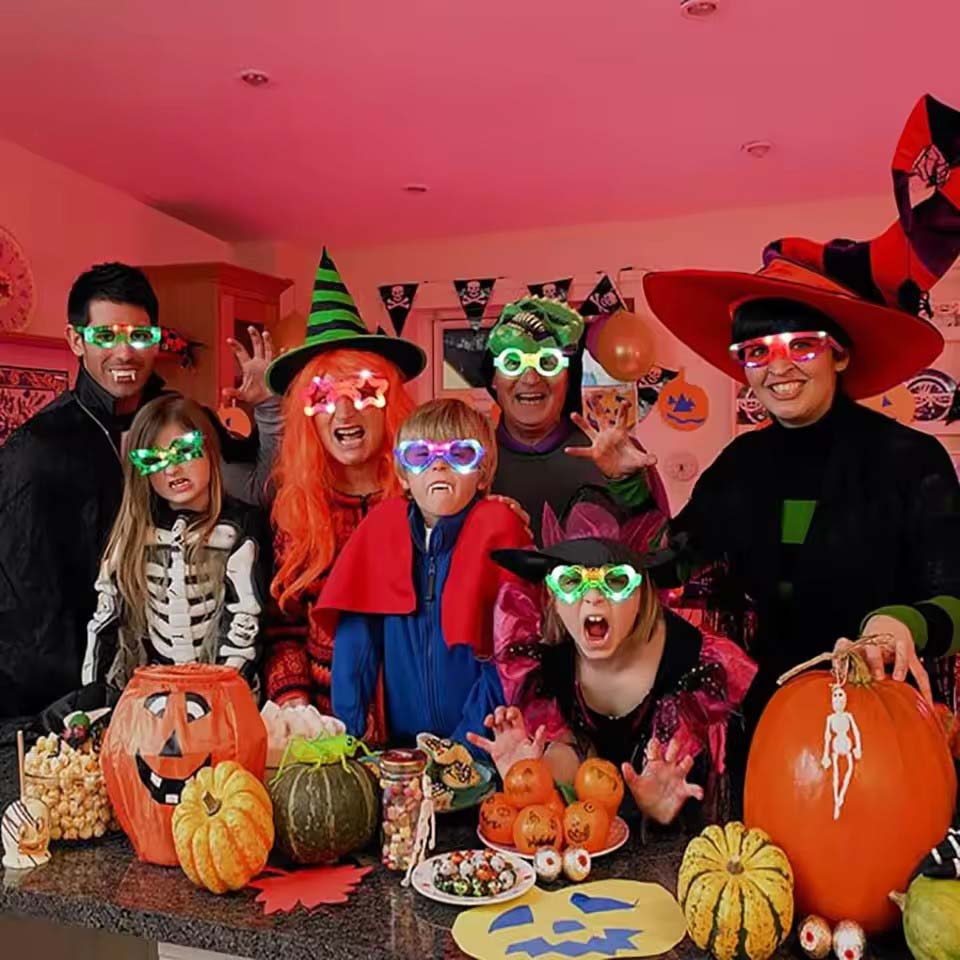 Glow In The Dark Glasses Bulk  - Glow In The Dark Party Glasses ulasan dan harga