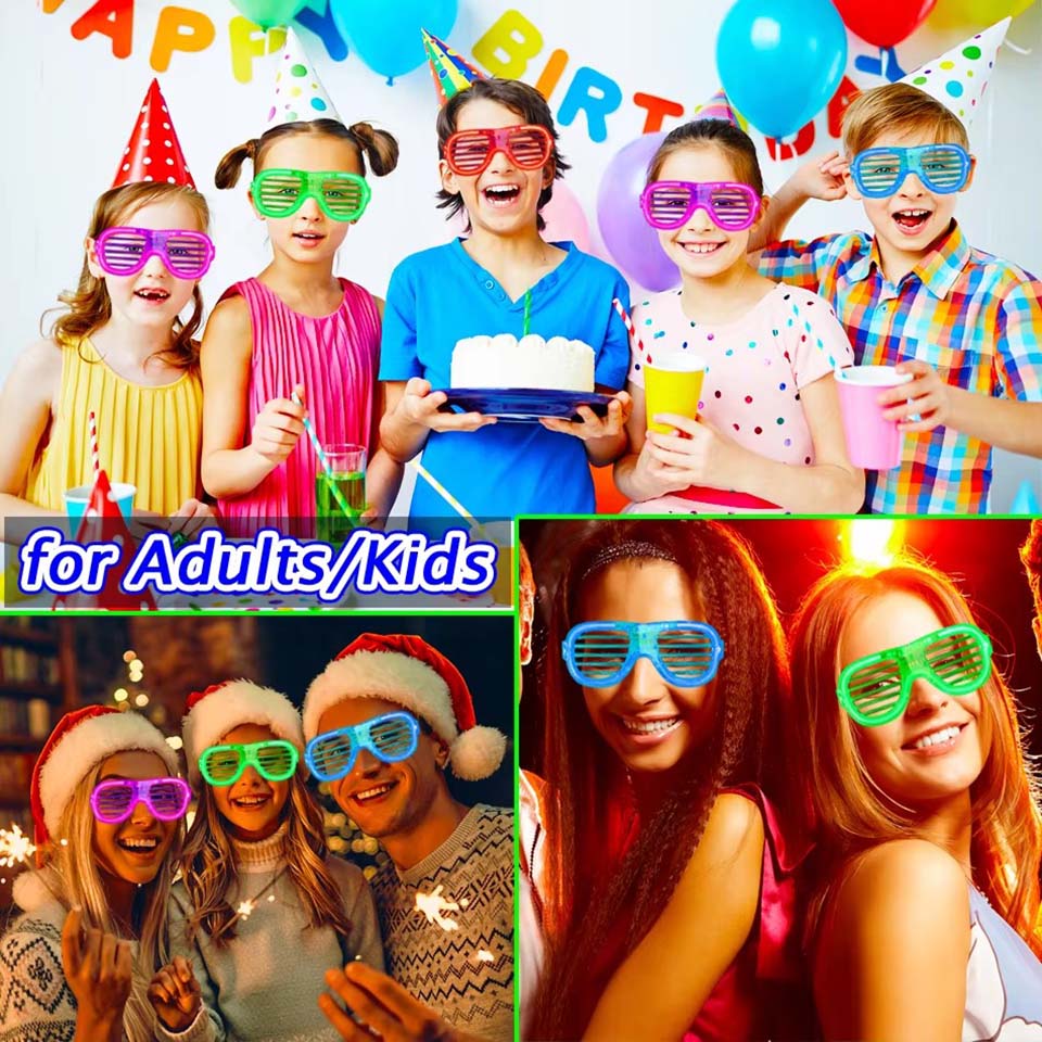 5-50 Pcs Light Up LED Glasses  - Glow In The Dark Party Glasses ulasan dan harga