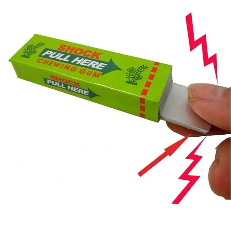 Electric Shock Joke Chewing Gu - Shock Pen Prank Toy ulasan dan harga