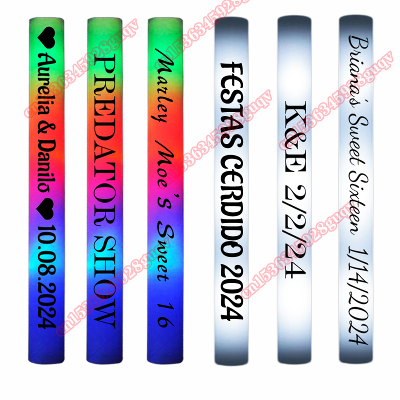 30Pcs LED Foam Sticks White Li - Flashing Led Foam Sticks Party ulasan dan harga