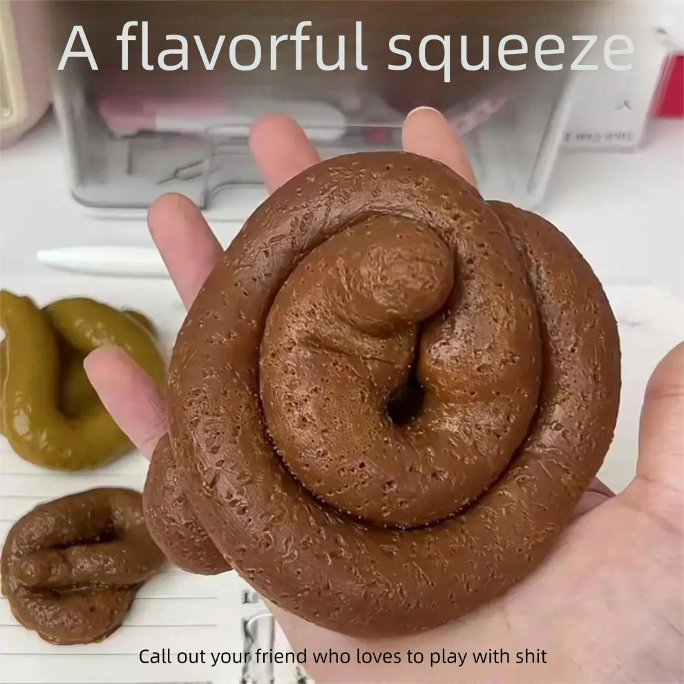 Funny Prank Poop Squishy Toy - - Fake Poop Gag Gift ulasan dan harga