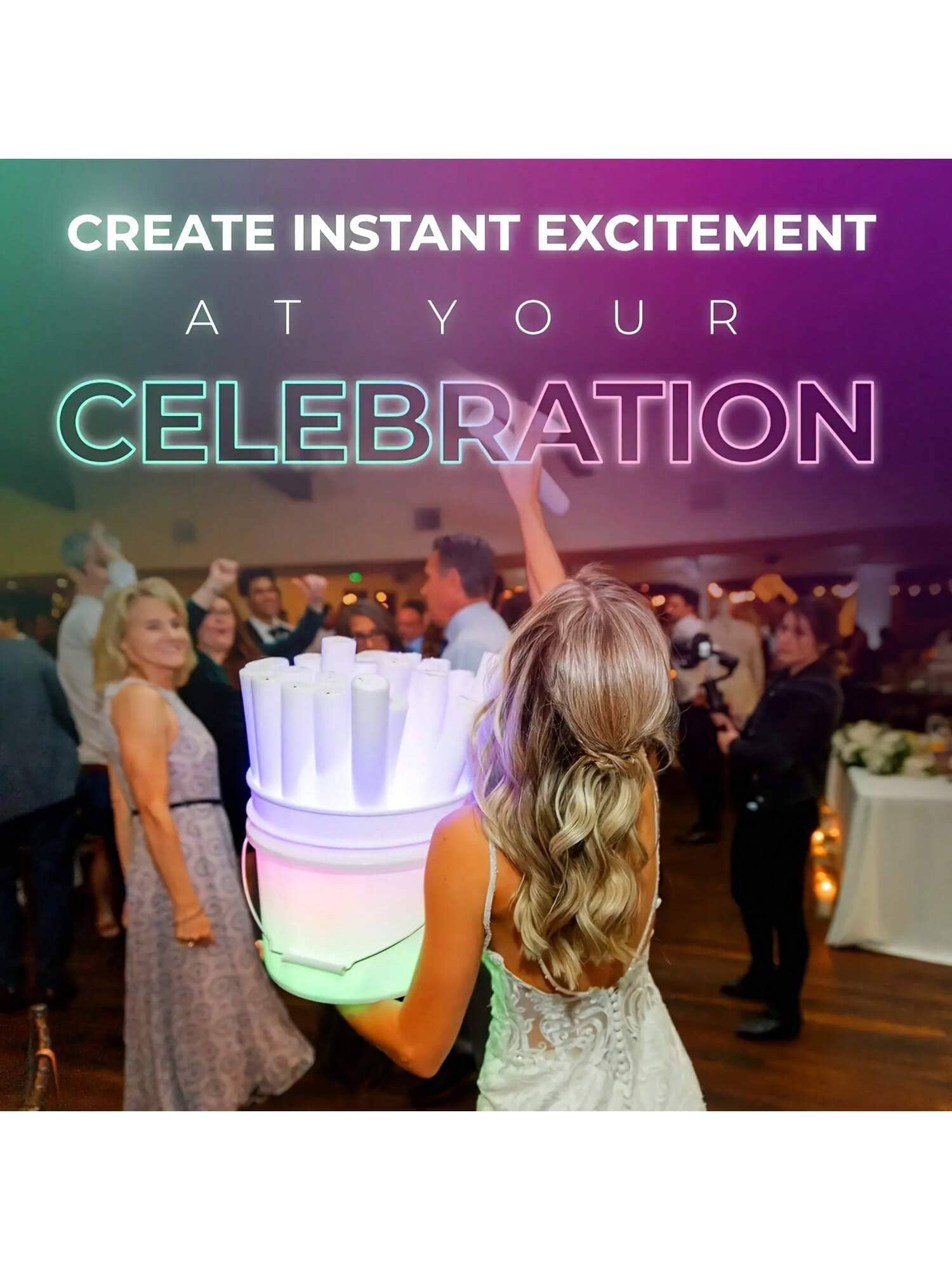 Foam Glow Sticks Vibrant Elect - Flashing Led Foam Sticks Party ulasan dan harga
