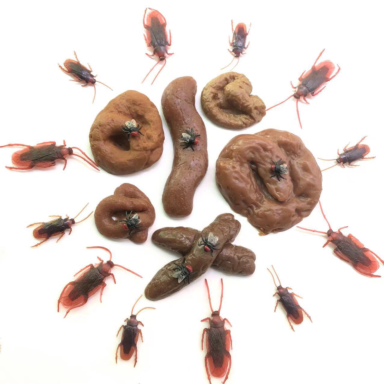6/24PCS Soft Fake Poop Feces P - Fake Poop Gag Gift ulasan dan harga