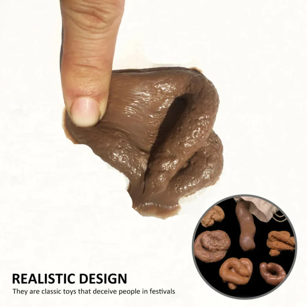 6pcs Realistic Fake Dog Poop P - Fake Poop Gag Gift ulasan dan harga