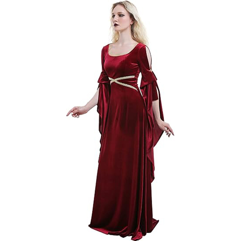 Women Medieval Dress Red Queen - Medieval Renaissance Dress Women ulasan dan harga