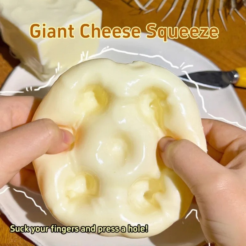 Taba Squishy Cheese Cube Stres - Novelty Gifts ulasan dan harga