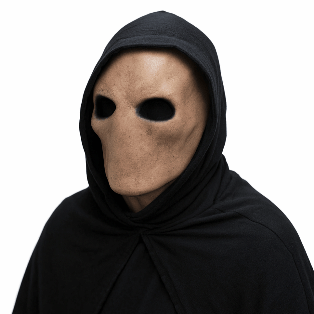 Faceless Man Halloween Slender - Latex Alien Mask Realistic ulasan dan harga