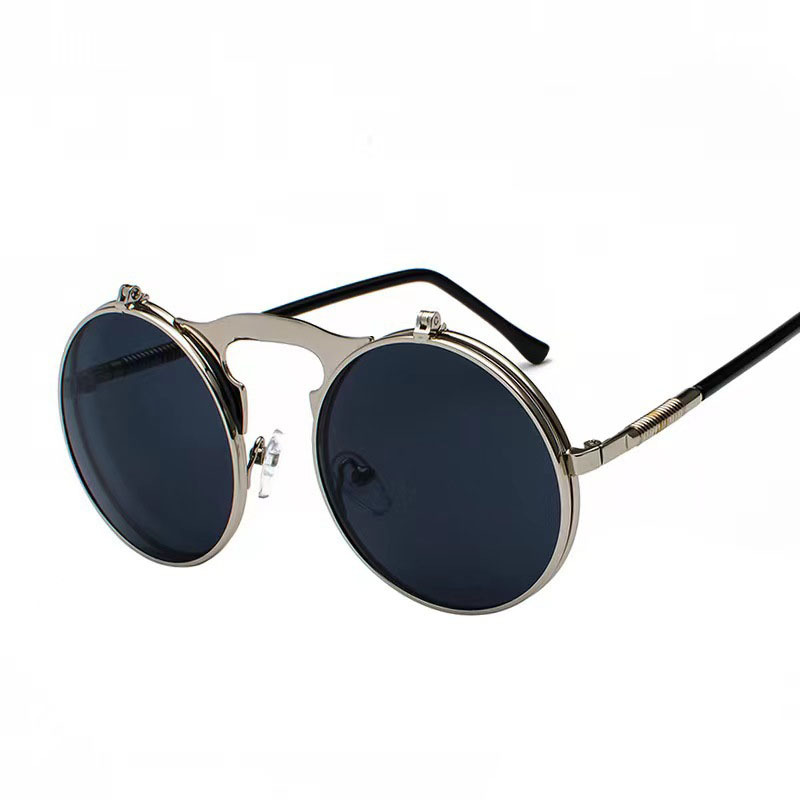Retro Steampunk Red Round Sung - Glow In The Dark Party Glasses ulasan dan harga