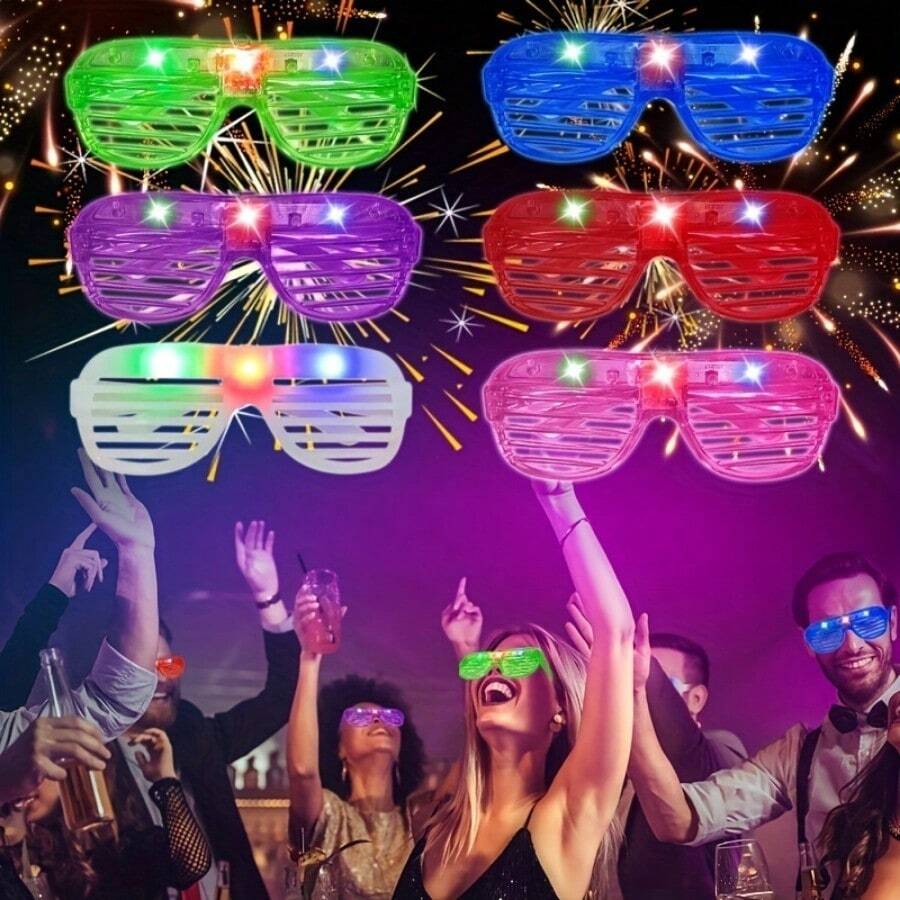 10-50PCS LED Glasses Light Up  - Glow In The Dark Party Glasses ulasan dan harga