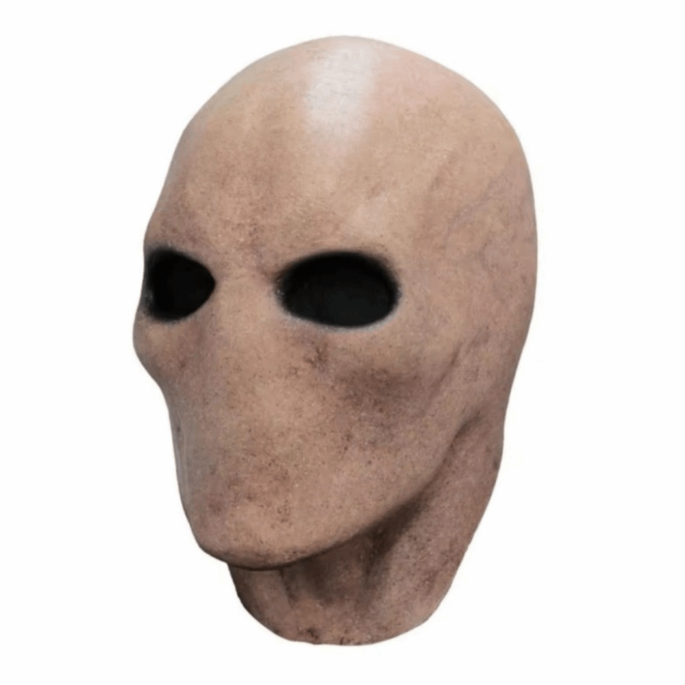 Faceless Man Halloween Slender - Latex Alien Mask Realistic ulasan dan harga