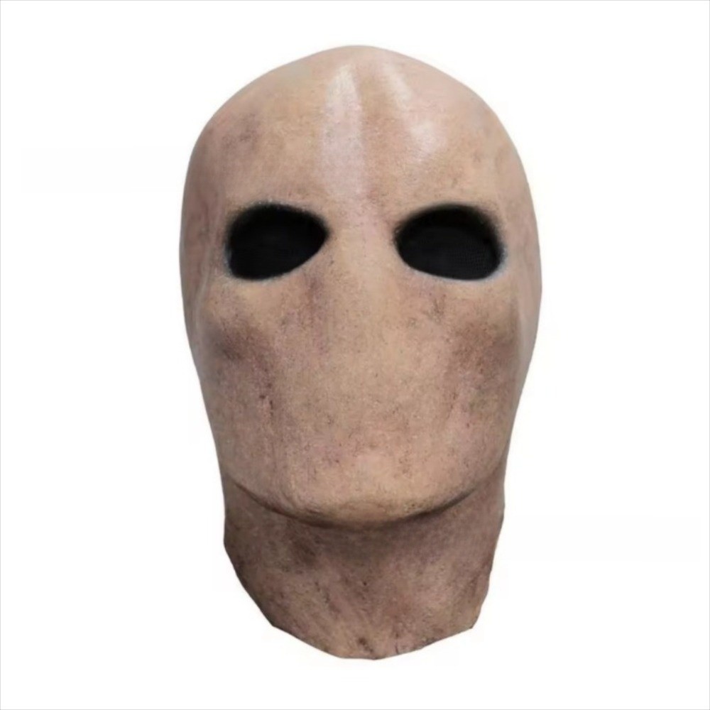 Faceless Man Halloween Slender - Latex Alien Mask Realistic ulasan dan harga