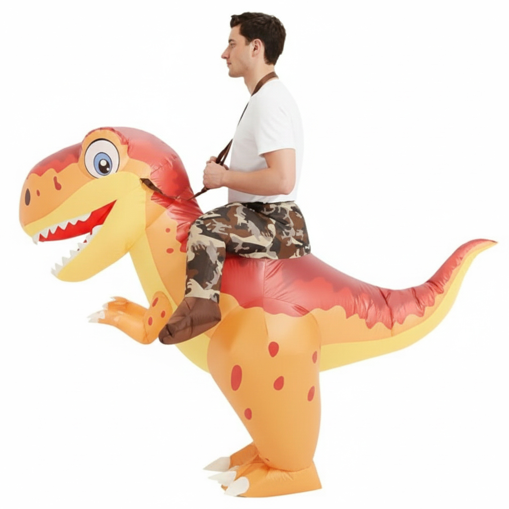Adult Inflatable Dinosaur Ridi - Costumes ulasan dan harga