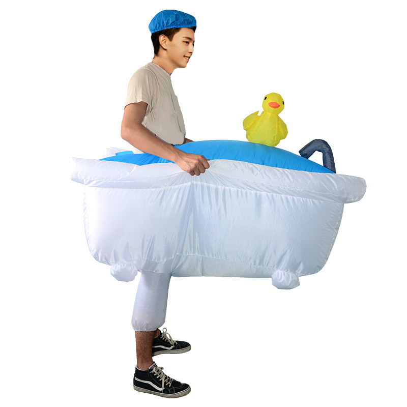 Big Bird Shark Elephant White  - Inflatable Dinosaur Costume Adult ulasan dan harga