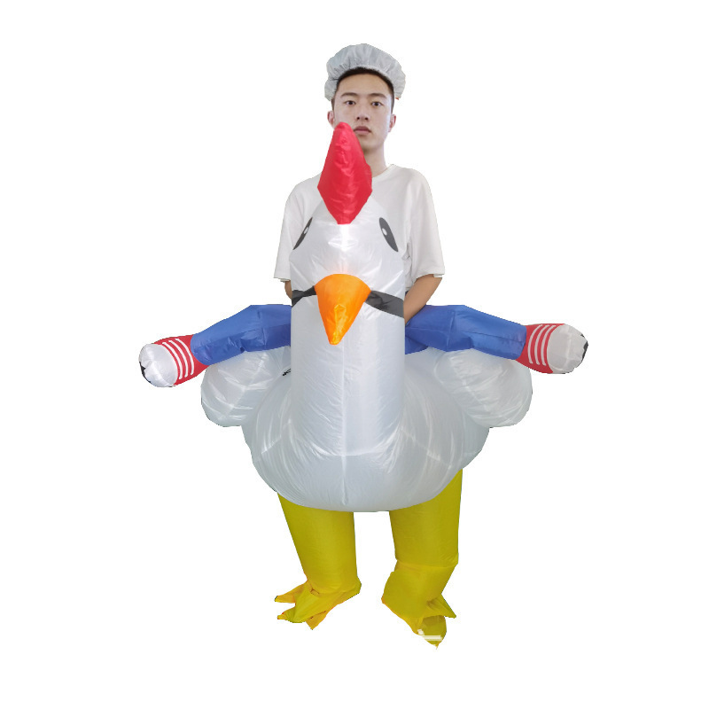 Big Bird Shark Elephant White  - Inflatable Dinosaur Costume Adult ulasan dan harga