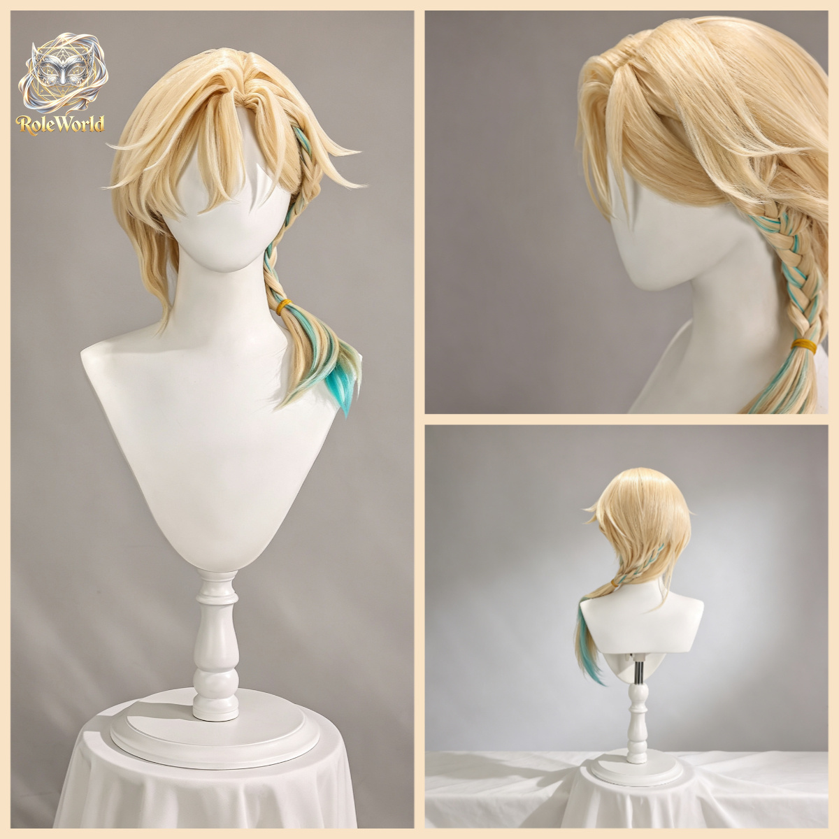 Honkai Star Rail Aventurine Wa - Anime Cosplay Wig Heat Resistant ulasan dan harga
