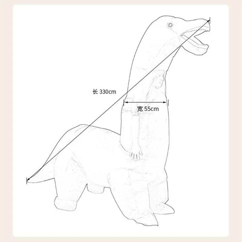 2024 New Inflatable Dinosaur C - Inflatable Dinosaur Costume Adult ulasan dan harga