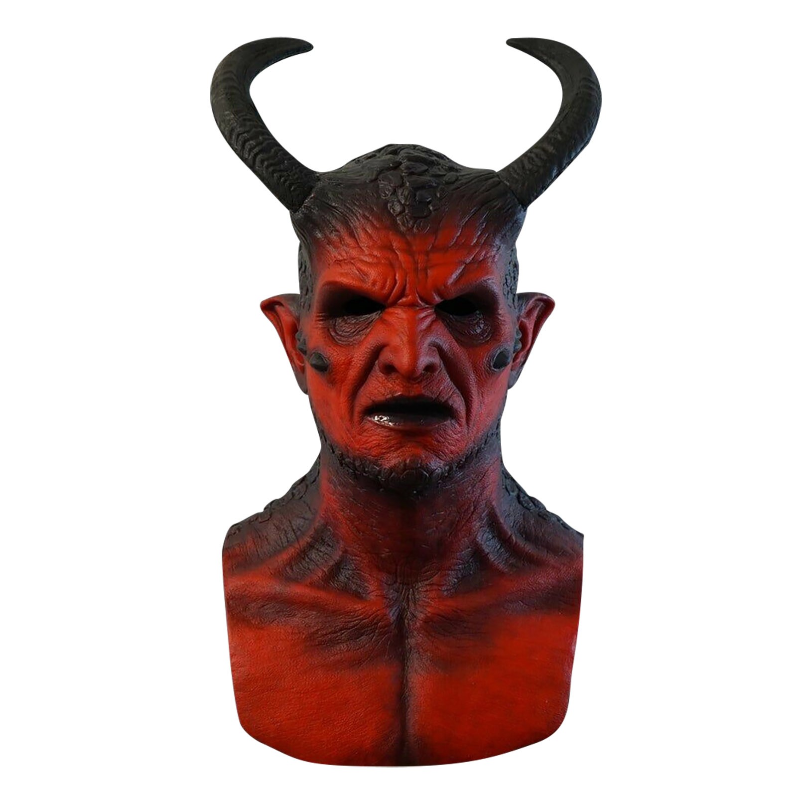 kari-Demon Latex Mask Devil Re - Prank Toys ulasan dan harga