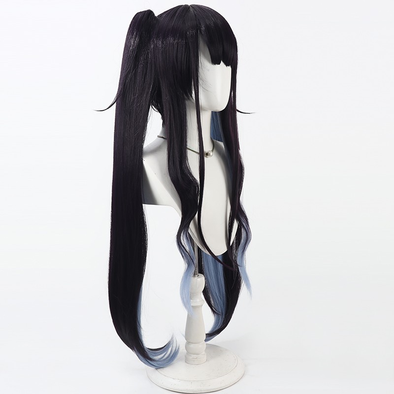 Aikiyo Fuuka Cosplay Wig Blue  - Anime Cosplay Wig Heat Resistant ulasan dan harga