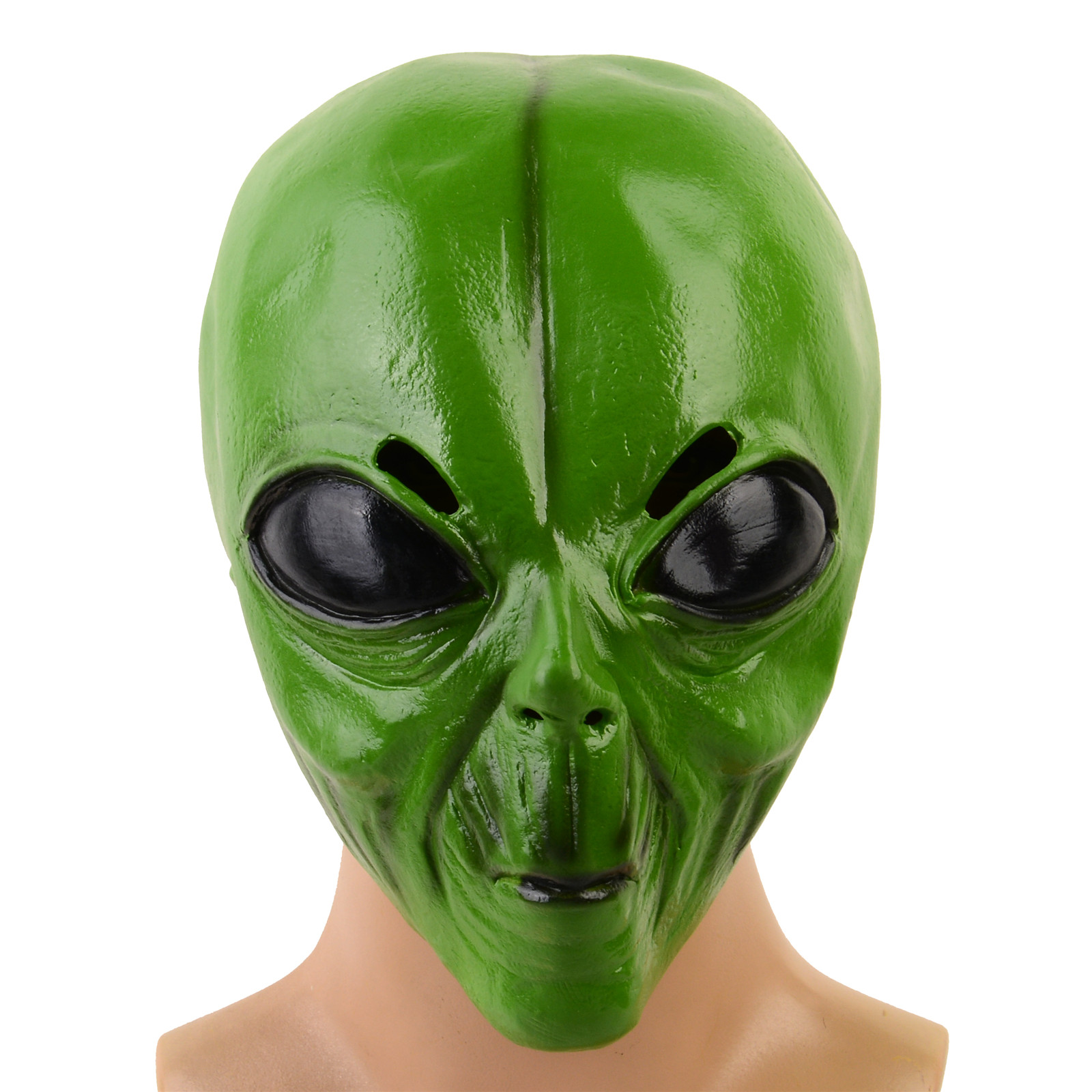1pc Realistic Latex Green Alie - Latex Alien Mask Realistic ulasan dan harga