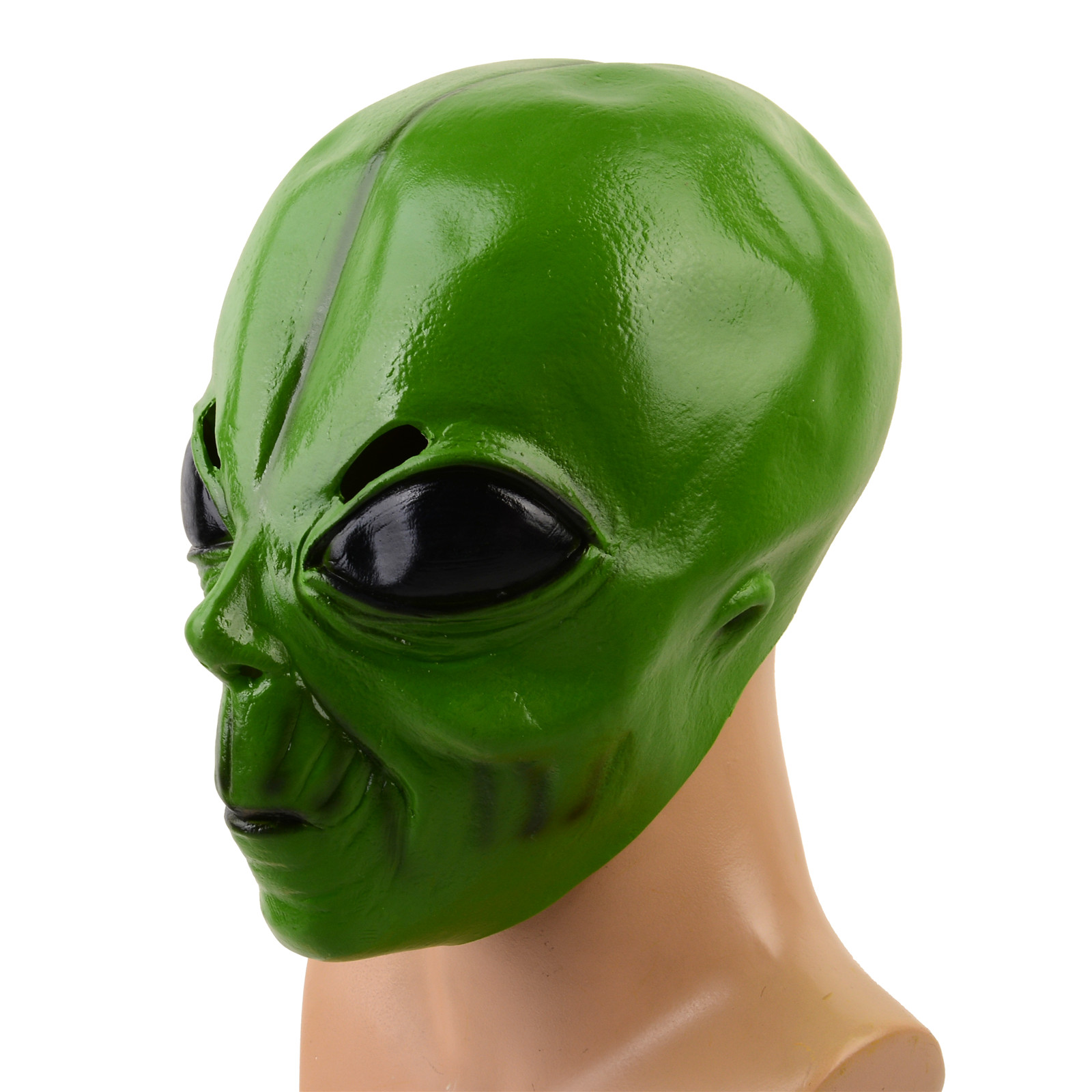 1pc Realistic Latex Green Alie - Latex Alien Mask Realistic ulasan dan harga