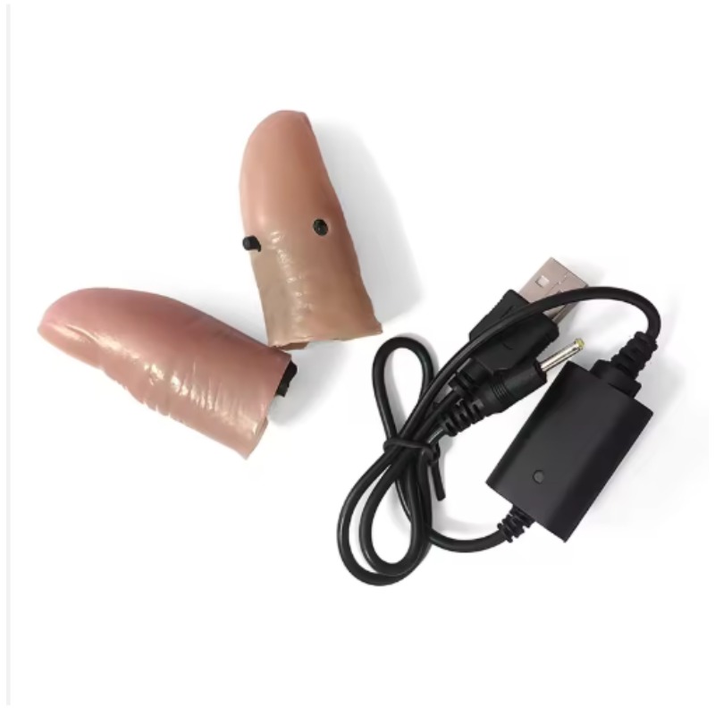 7 Color Light-Pair Set Chargin - Thumb Tip Magic Trick Set ulasan dan harga