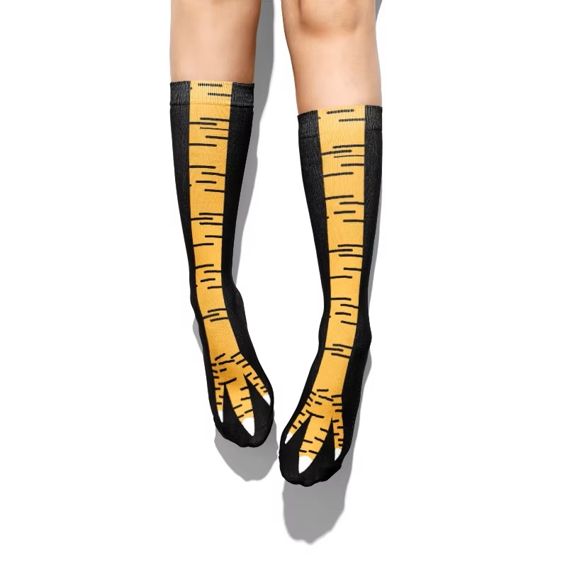3D Funny Creative Chicken Foot - Funny Chicken Leg Socks ulasan dan harga