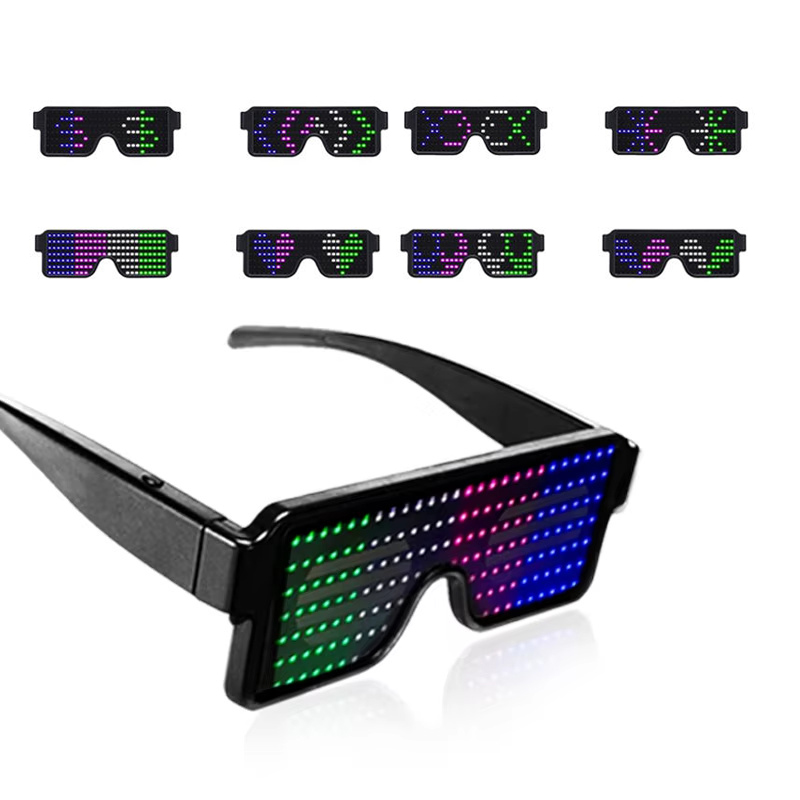LED Glasses Light Up Dynamic P - Glow In The Dark Party Glasses ulasan dan harga
