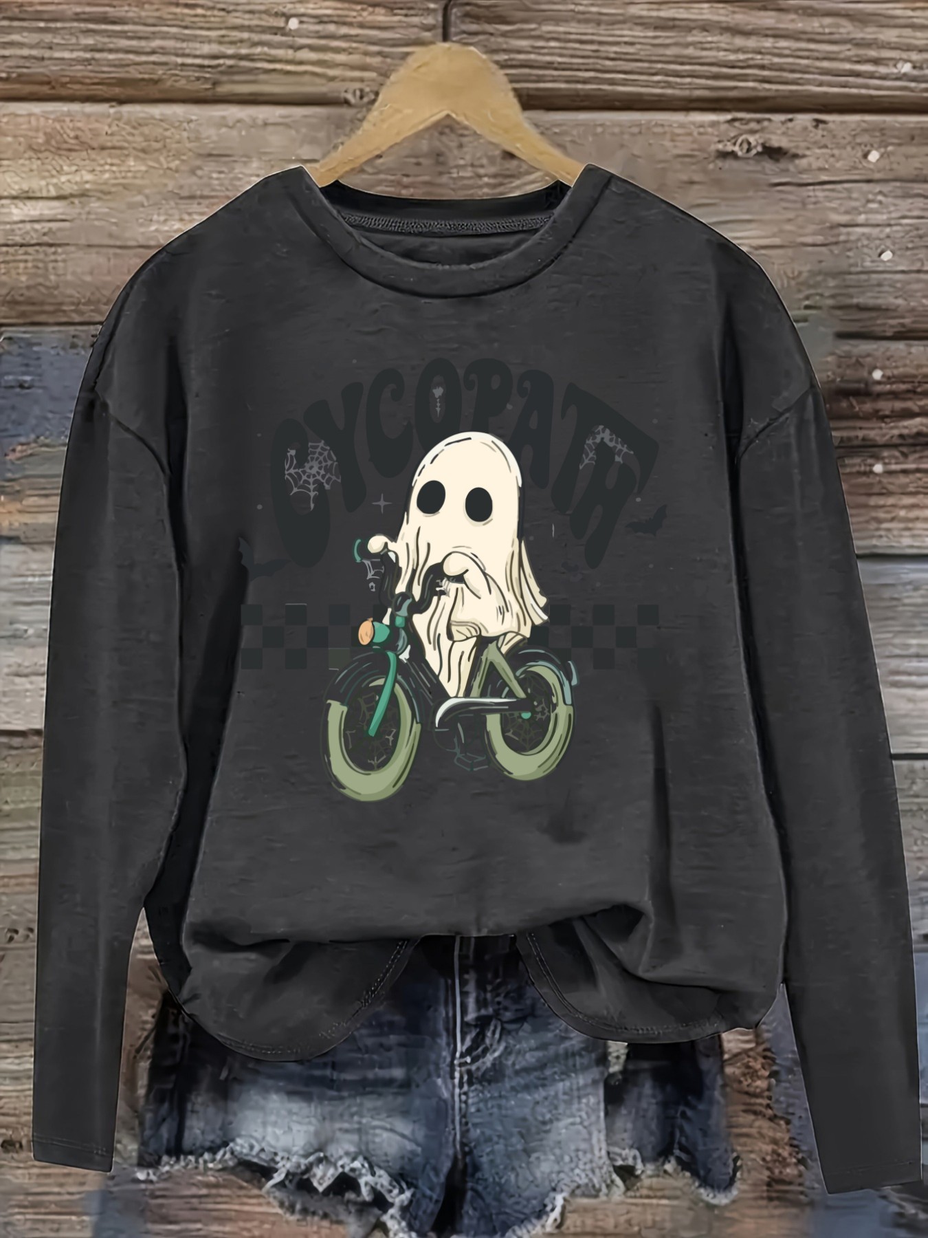 Women's Casual Long Sleeve Cre - Costumes ulasan dan harga