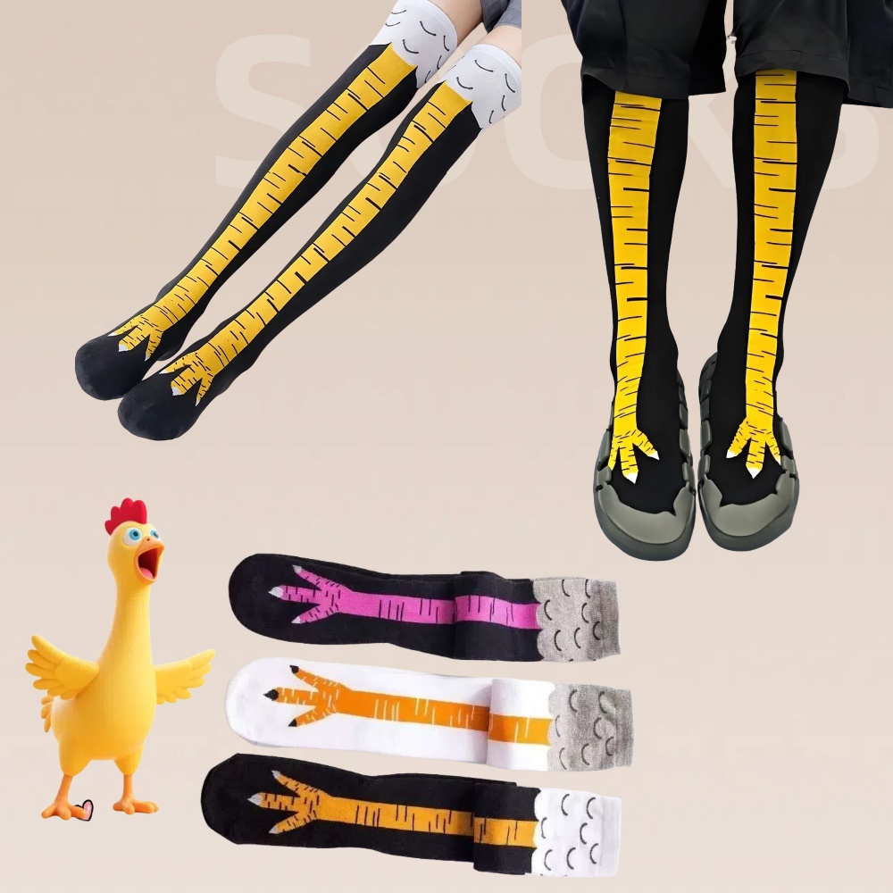 Men Women Funny 3D Chicken Soc - Funny Chicken Leg Socks ulasan dan harga