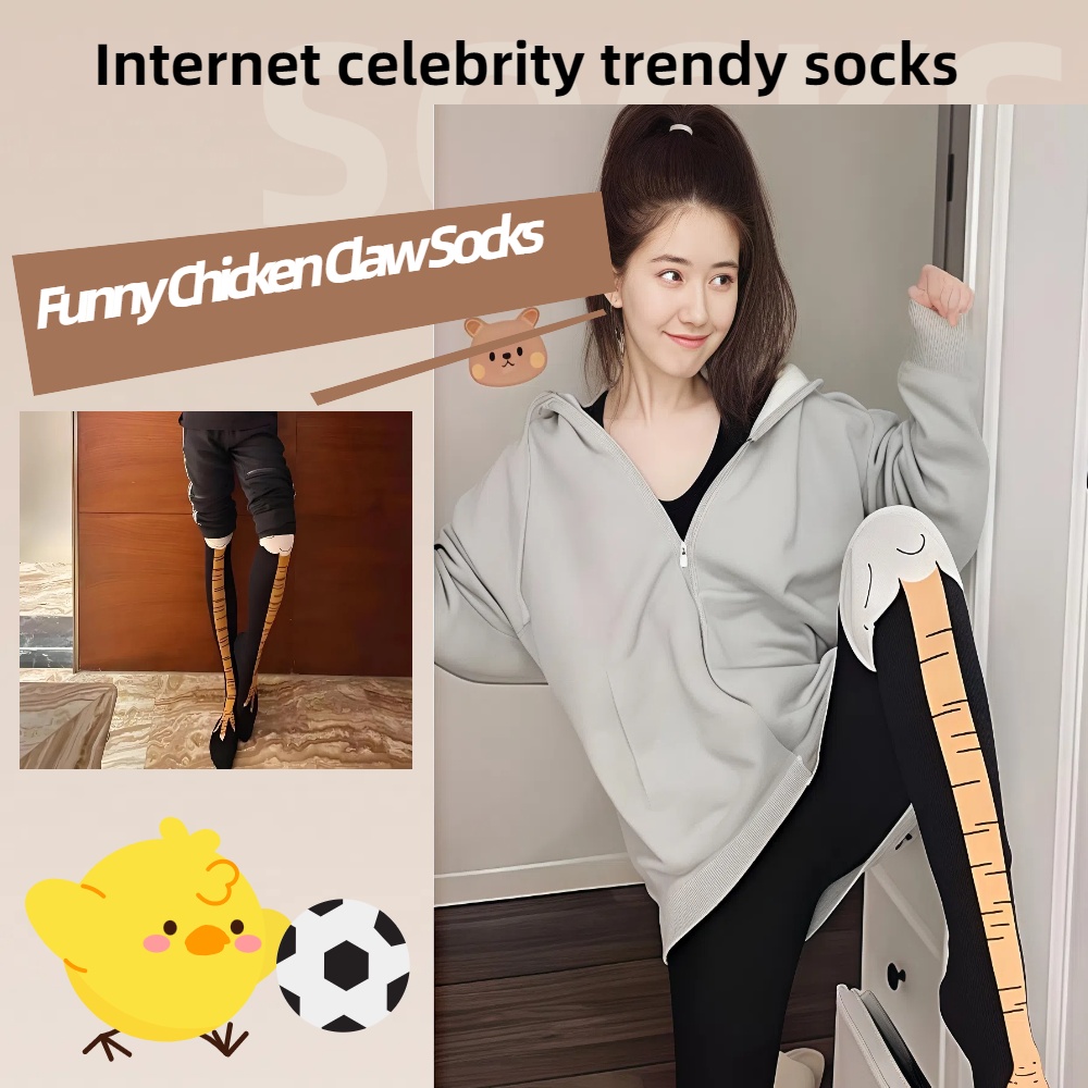 Men Women Funny 3D Chicken Soc - Funny Chicken Leg Socks ulasan dan harga