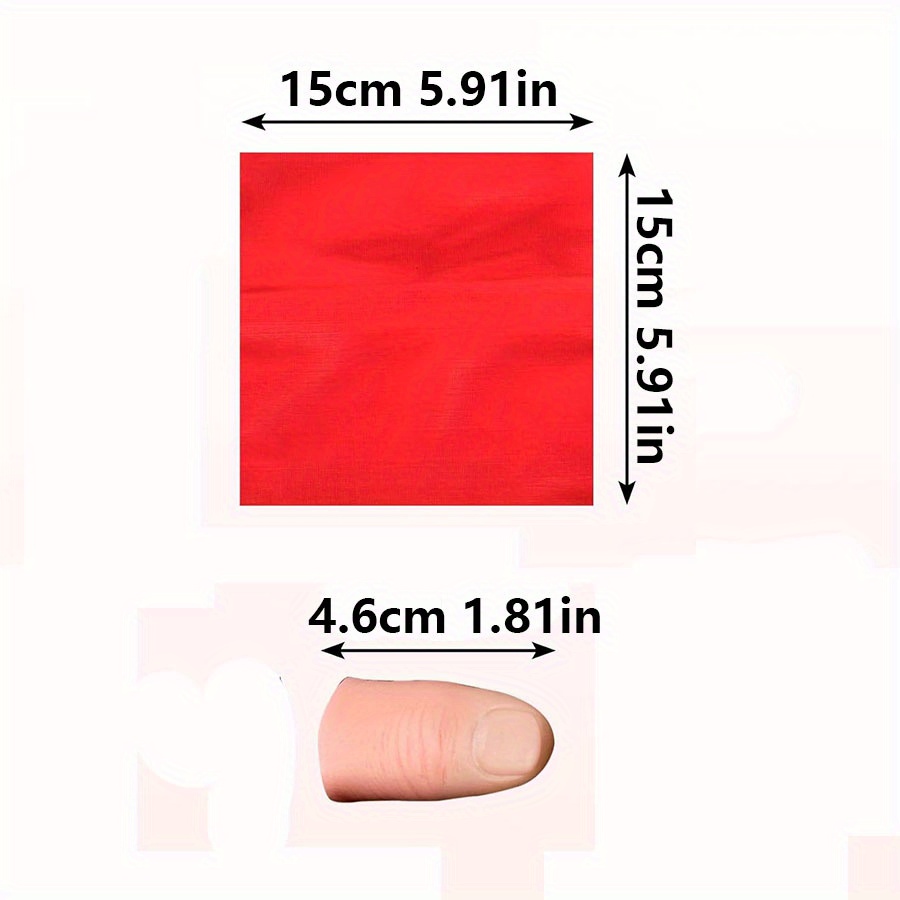 Scarf-Vanish Magic Thumb Tip F - Thumb Tip Magic Trick Set ulasan dan harga