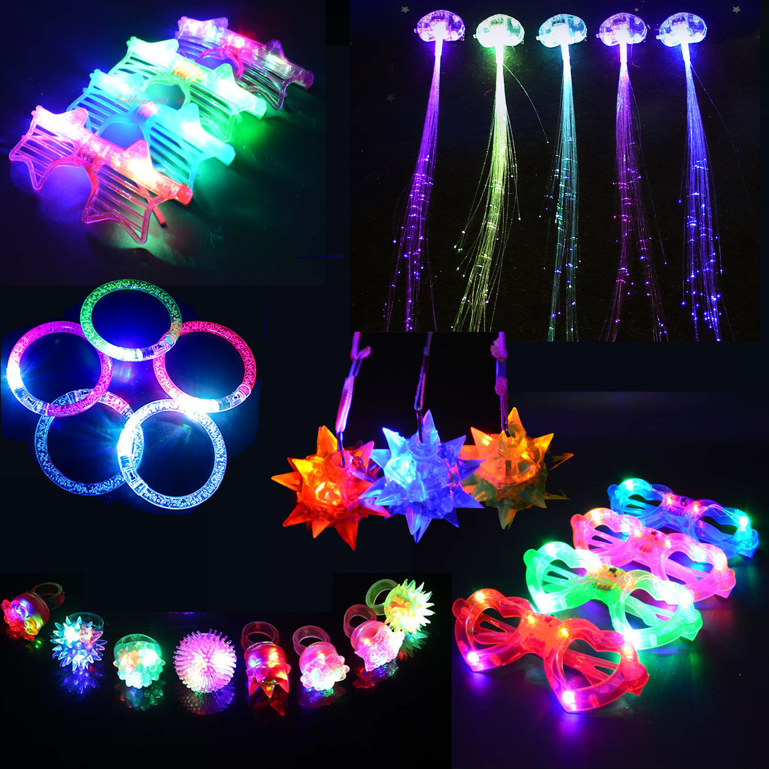 29pcs Light Glow Party Favor T - Glow In The Dark Party Glasses ulasan dan harga