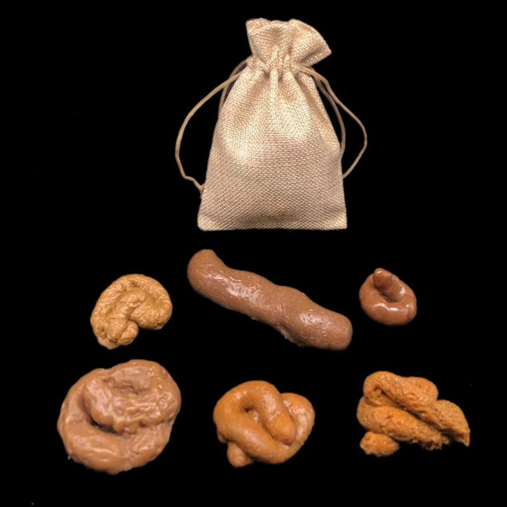 6Pcs Joke Tricky Toys Gadget S - Fake Poop Gag Gift ulasan dan harga