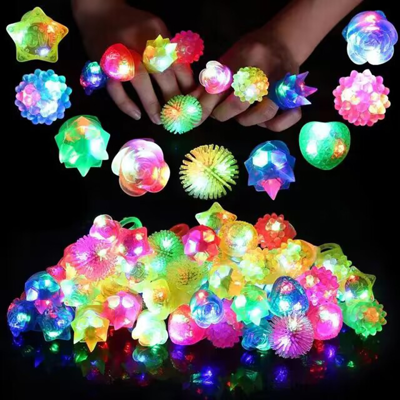 20/30/50pcs Glowing Rings LED  - Glow In The Dark Party Glasses ulasan dan harga